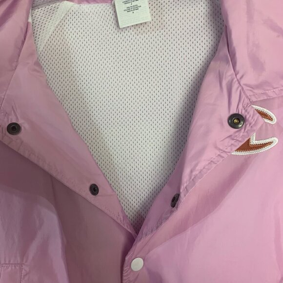 Champion Coach Jacket Embroidered Snap Front Windbreaker Bomber - Picture 11 of 11